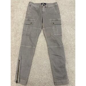 Women's Polo Ralph Lauren Gray Utility Cargo Pants Pony Size 8